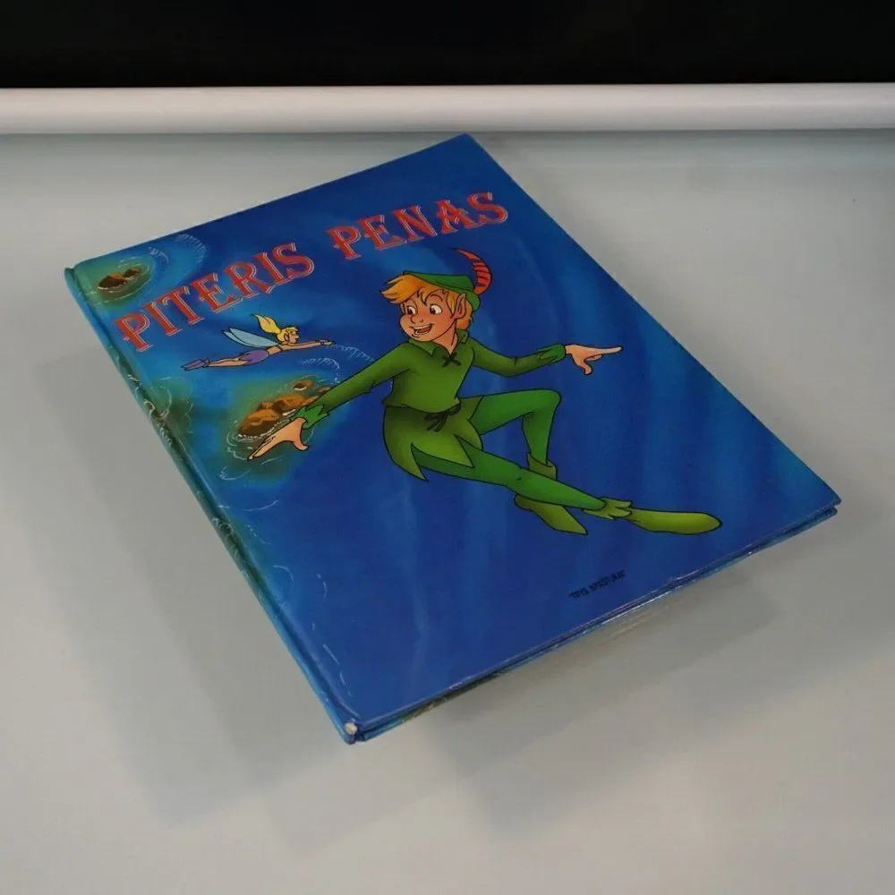 Lithuanian Book J.M. Barri PITERIS PENAS Vintage 1996 Hardcover Oversized 10x13